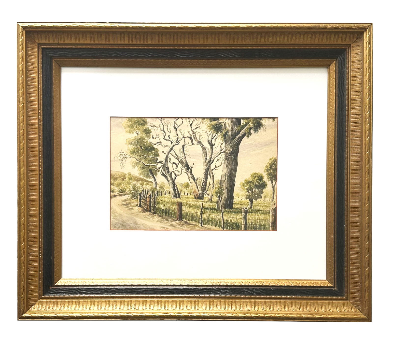 George Henry Clements (1854 - 1935) American: George Henry Clements (1854 - 1935) American Watercolor on Paper Measure 8 1/4"in H x 12 1/4"in W and 21"in H x 25"in W with frame Known for: Coastal scene, marine, and figure painting Biography: A pa