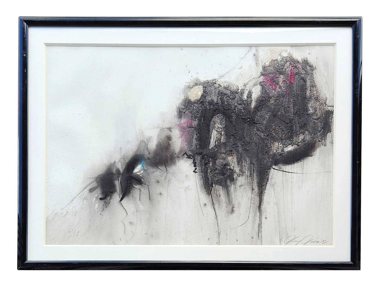 Enrique Gay García (1928–2015) Cuba: Enrique Gay García (1928–2015) Cuba Mixed Media Ink on Paper Measure 24 1/2"in H x 35 1/4"in W and 31 3/4"in H x 42"in W x 1"in D framed Biography: Enrique Gay García was born in 1928 in