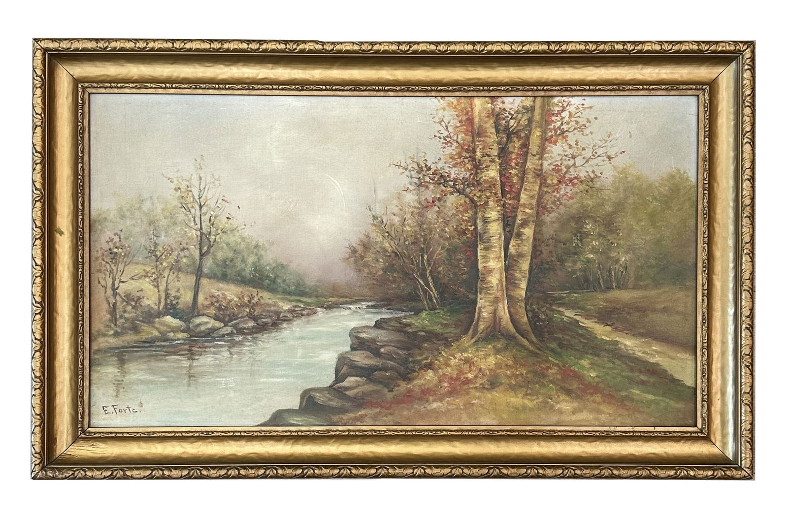 19th or 20th Century Landscape Oil Painting By E Forte (1 of 6)