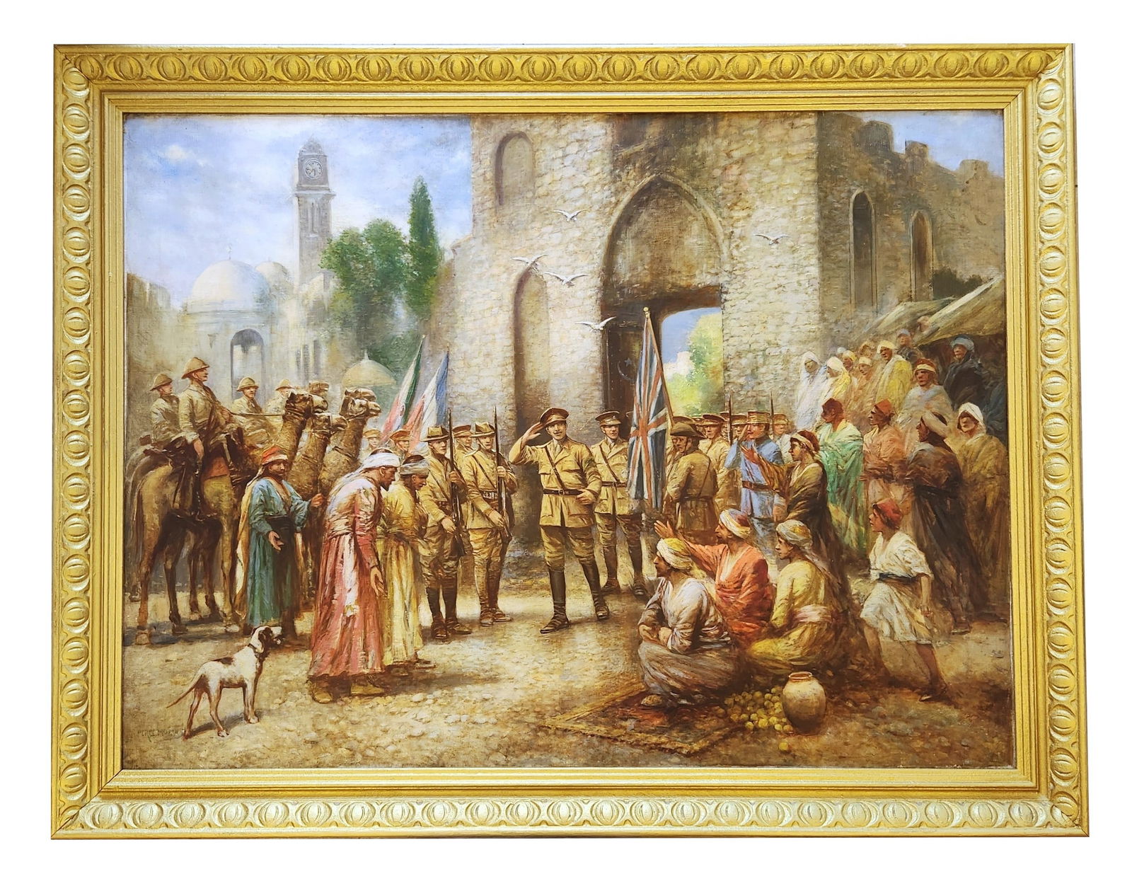 Percy (Edward Percy) Moran (1862 - 1935) American: Percy (Edward Percy) Moran (1862 - 1935) American Oil on Canvas Measure 30"in H x 40"in W and 35"in H x 45"in W x 2"in D with frame Known for: Genre, landscape, portrait and historical subject paintin