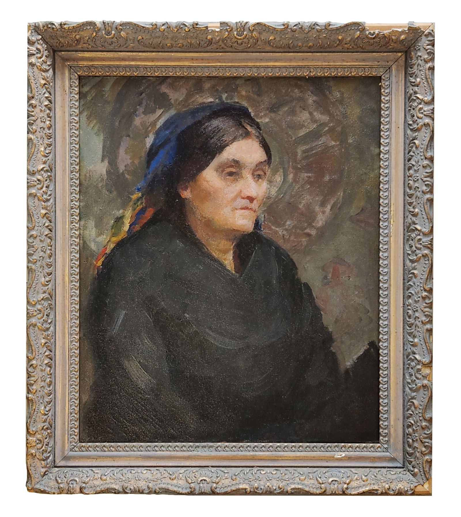 Jean Paul Laurens (1838 - 1921) France: Jean Paul Laurens (1838 - 1921) France Oil on Canvas Measure 22"in H x 18"in W and 26 3/4"in H x 22 3/4"in W x 2 1/4"in D framed Known for: Historical scene painting Biography: Laurens, born at Fourqu