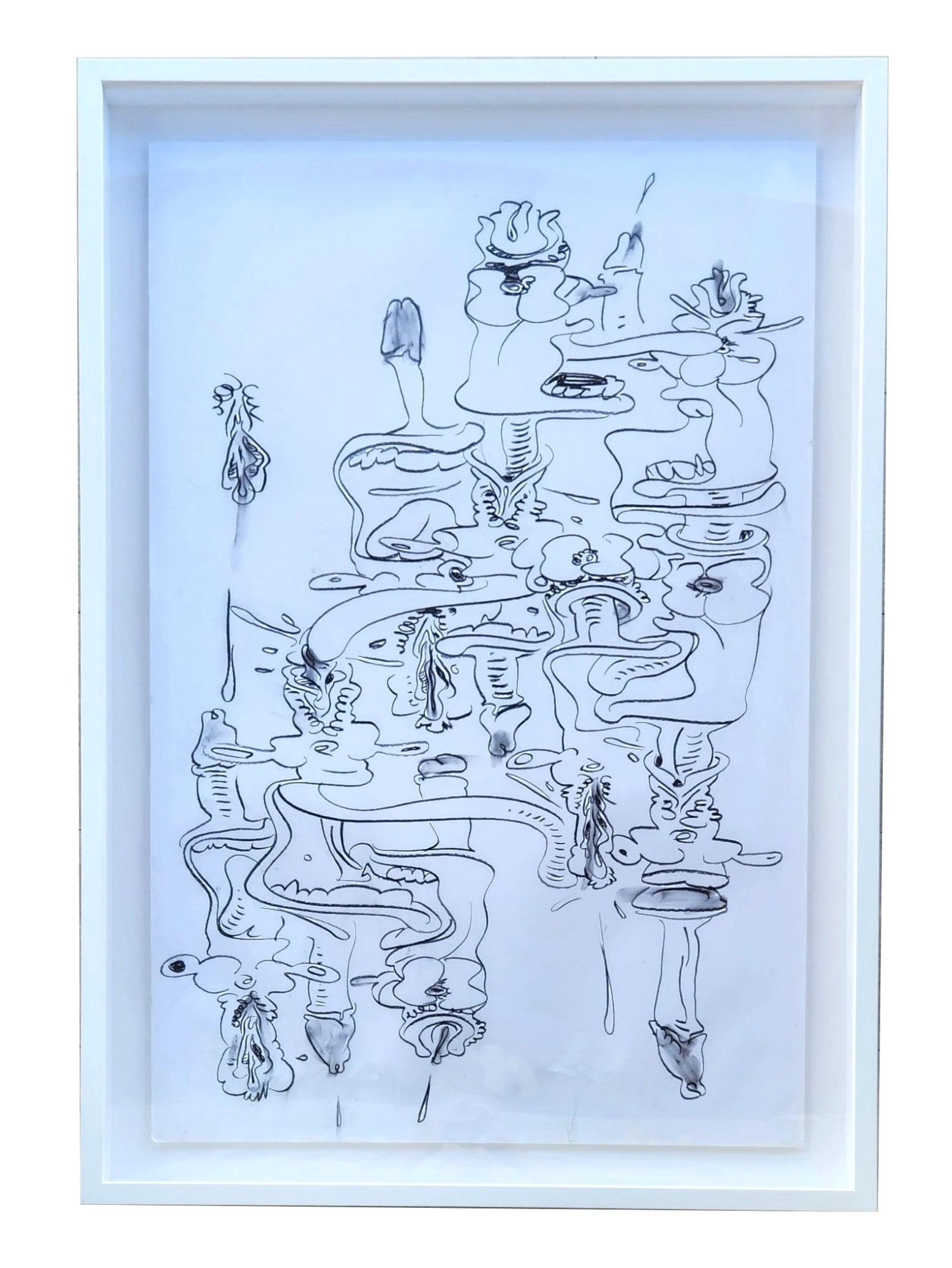 Tomas Esson (Born 1963) Cuba: Tomas Esson (Born 1963) Cuba Title: Pequena Princesa Charcoal Pencil on Paper Measure 34"in H x 22"in W and 39 1/4"in H x 26 1/2"in W x 2"in D framed. The piece is protected by acrylic, not glass. Kno