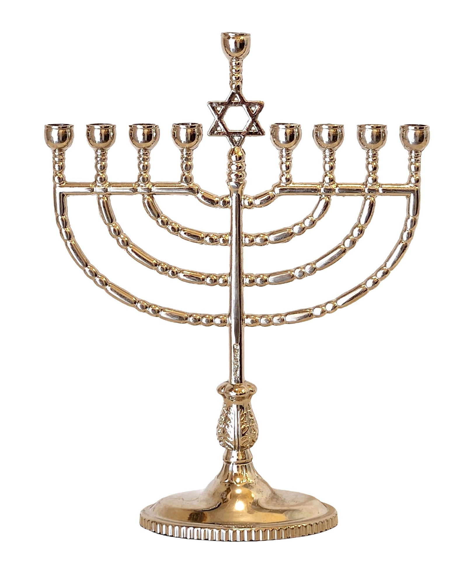 Rite Lite Ltd. Metal Menorah with Star of David (1 of 3)