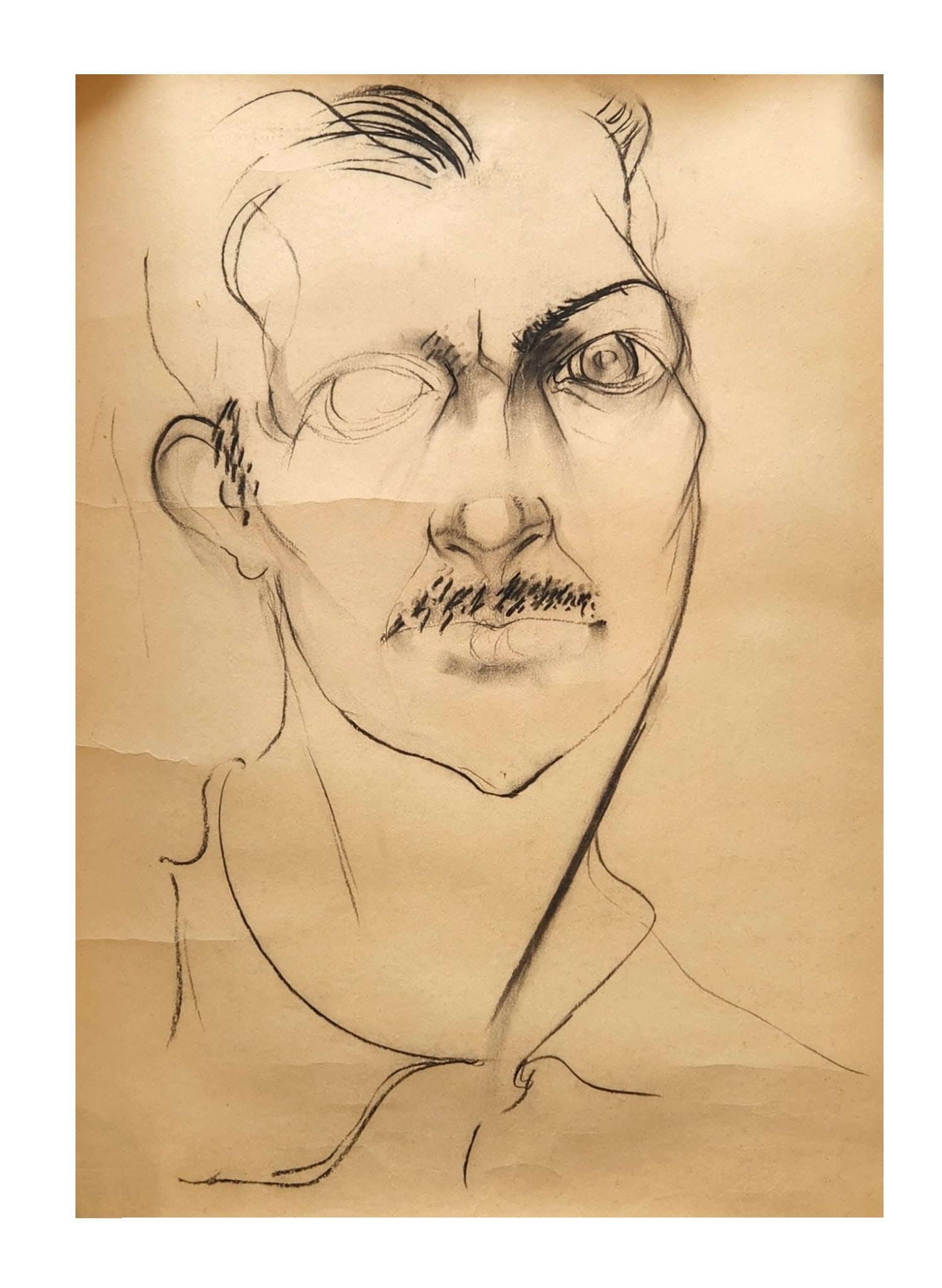 Jose Mario Ansalone (Born 1943) Argentina: Jose Mario Ansalone (Born 1943) Argentina Charcoal on Paper Measure 25"in H x 19"in W not framed Biography: Jose Mario Ansalone was born in Argentina in 1943. He studied graphic arts. Art