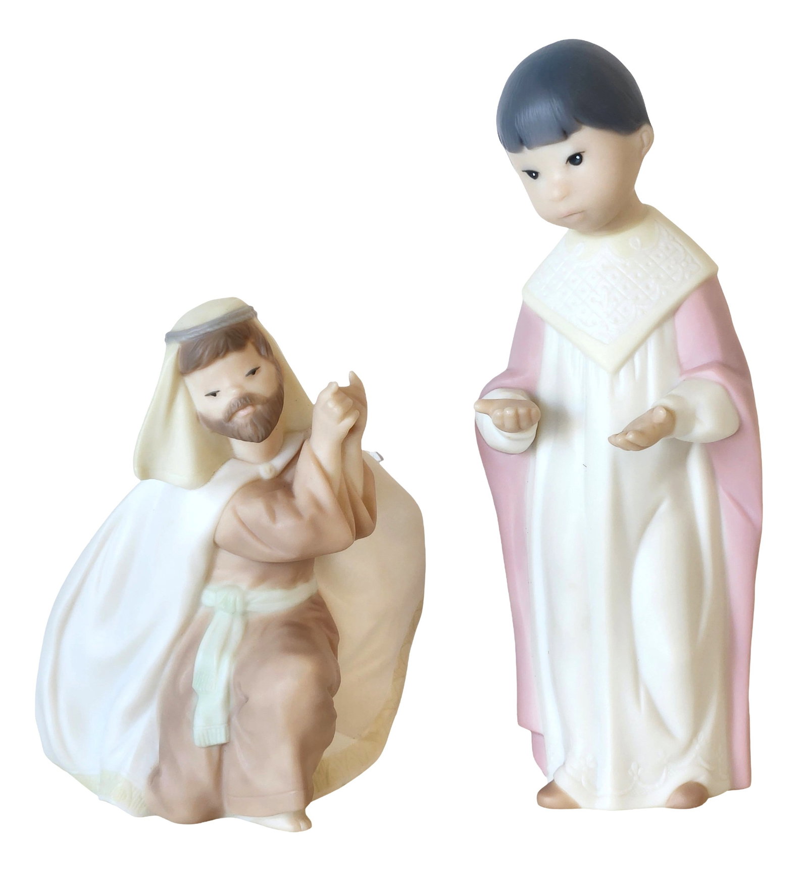 Lladró “Little Dreamers?? Nativity Figurines – Shepherd & Child – Handmade in Spain (1 of 6)