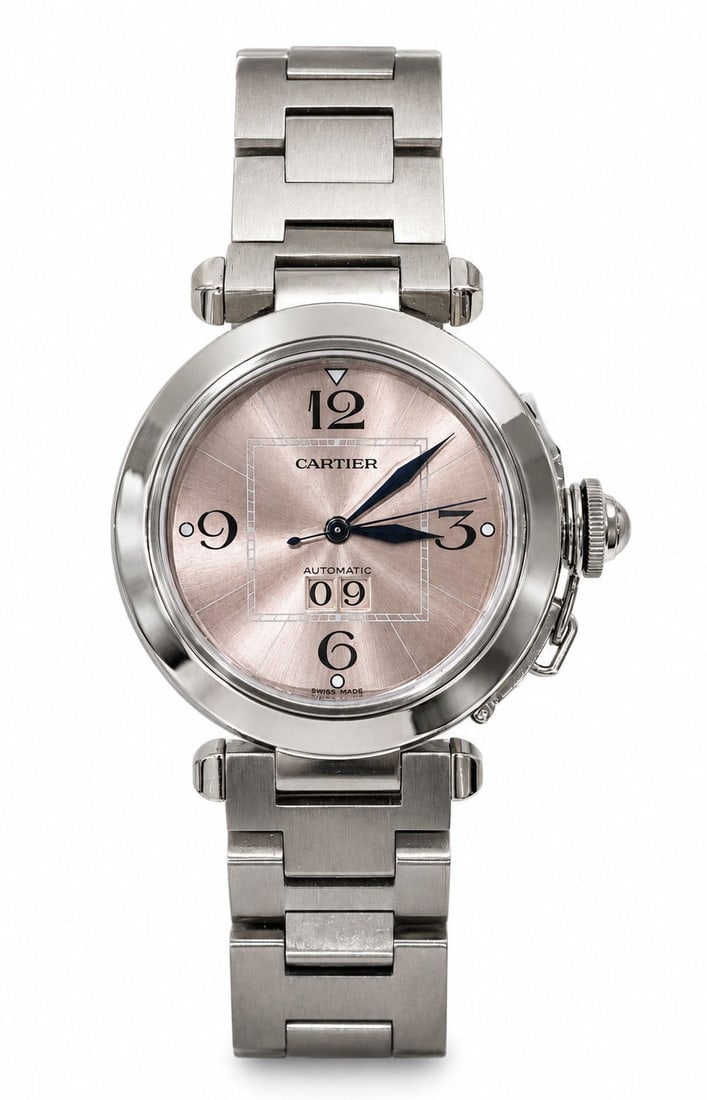 Cartier Pasha C Pink Dial Big Date Automatic (1 of 9)
