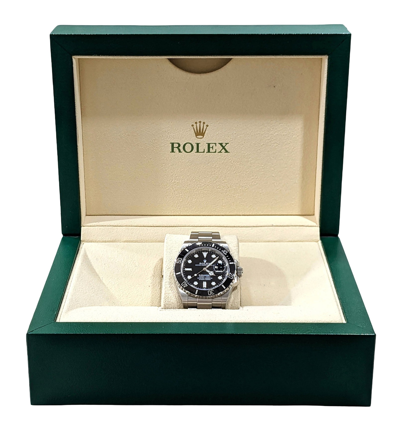 Rolex Submariner Date Black Dial Stainless Steel Oyster Bracelet (1 of 7)