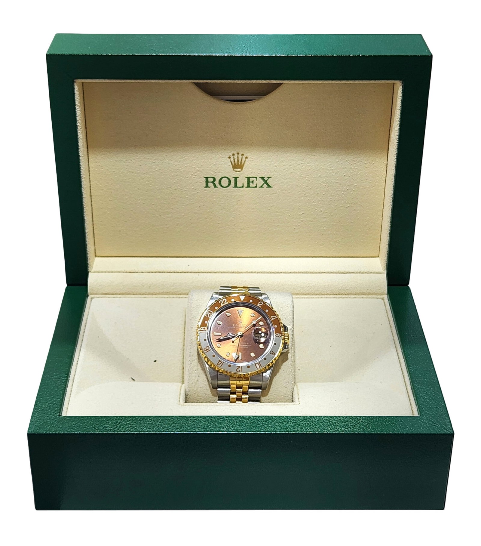 Rolex GMT-Master II Ref. 16753 Two-Tone Stainless Steel & Yellow Gold Wristwatch (1989) (1 of 7)