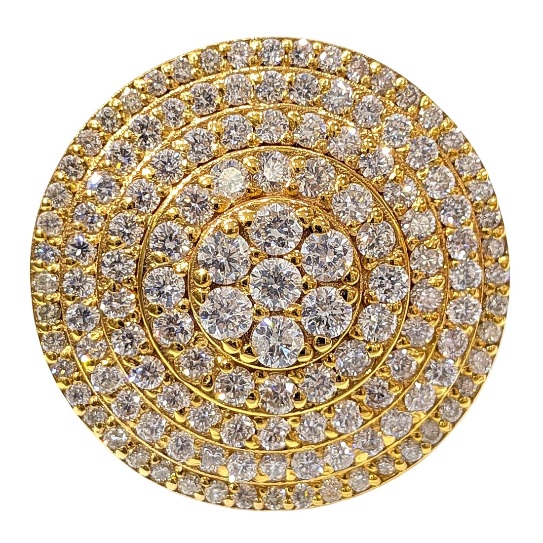 14K Yellow Gold 2.80 CTW Natural Diamond Statement Ring (1 of 3)