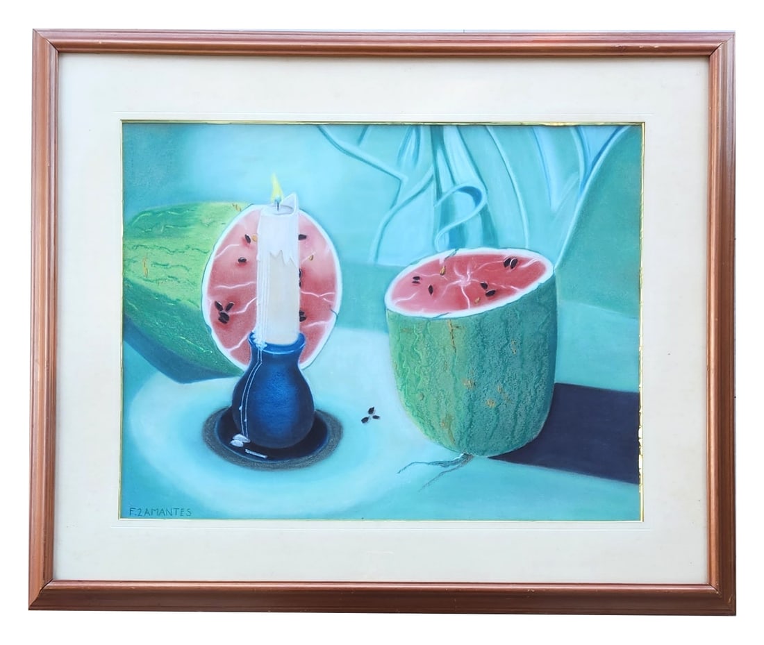 Francisco Dosamantes (1911 - 1986) Mexico: Francisco Dosamantes (1911 - 1986) Mexico Mixed Media on Paper Measure 18 1/2"in H x 24 1/2"in W and 28 1/4"in H x 34"in W framed Know for: was a Mexican artist and educator who is best known for is e