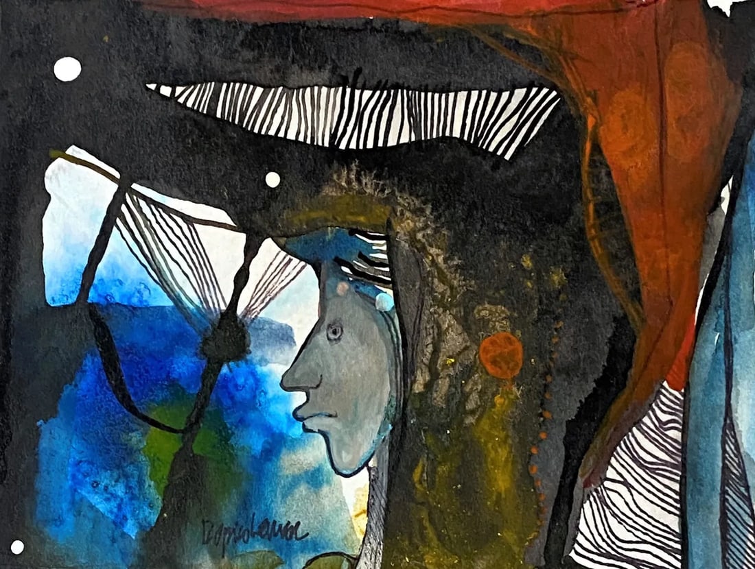 Vicente Dopico Lerner (Born 1945) Cuban: Vicente Dopico Lerner (Born 1945) Cuban Watercolor and Ink on Paper Measure 4 3/4"in H x 6"in W. No frame The piece is certified Biography: Dopico is an award-winning Cuban painter. Dopico Lerner also