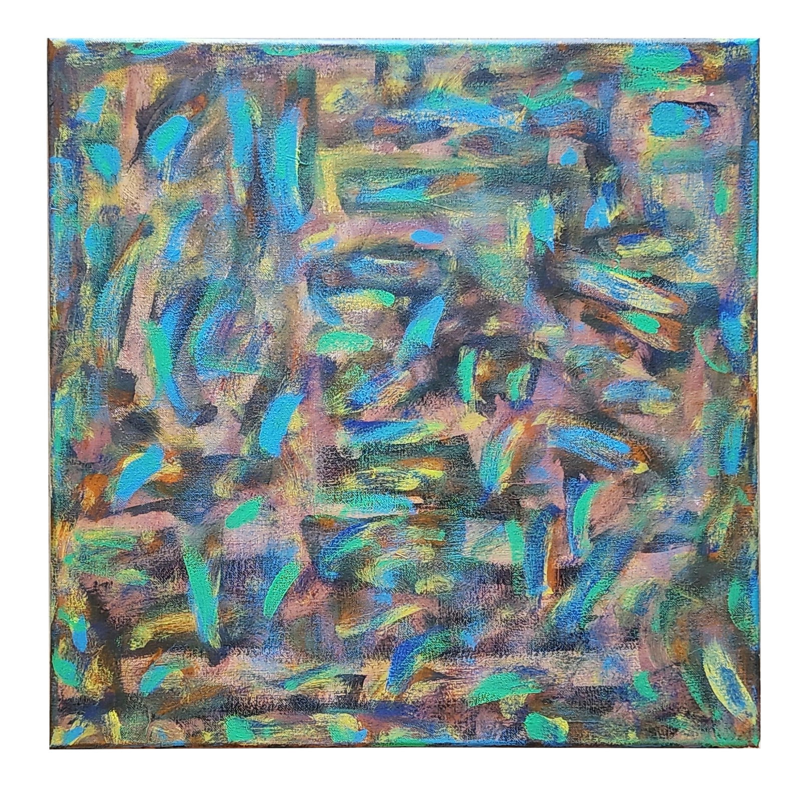 Richard Moore. American Artist: Richard Moore. American Artist Acrylic on Canvas Signed on the back Measure 20"in H x 20"in W