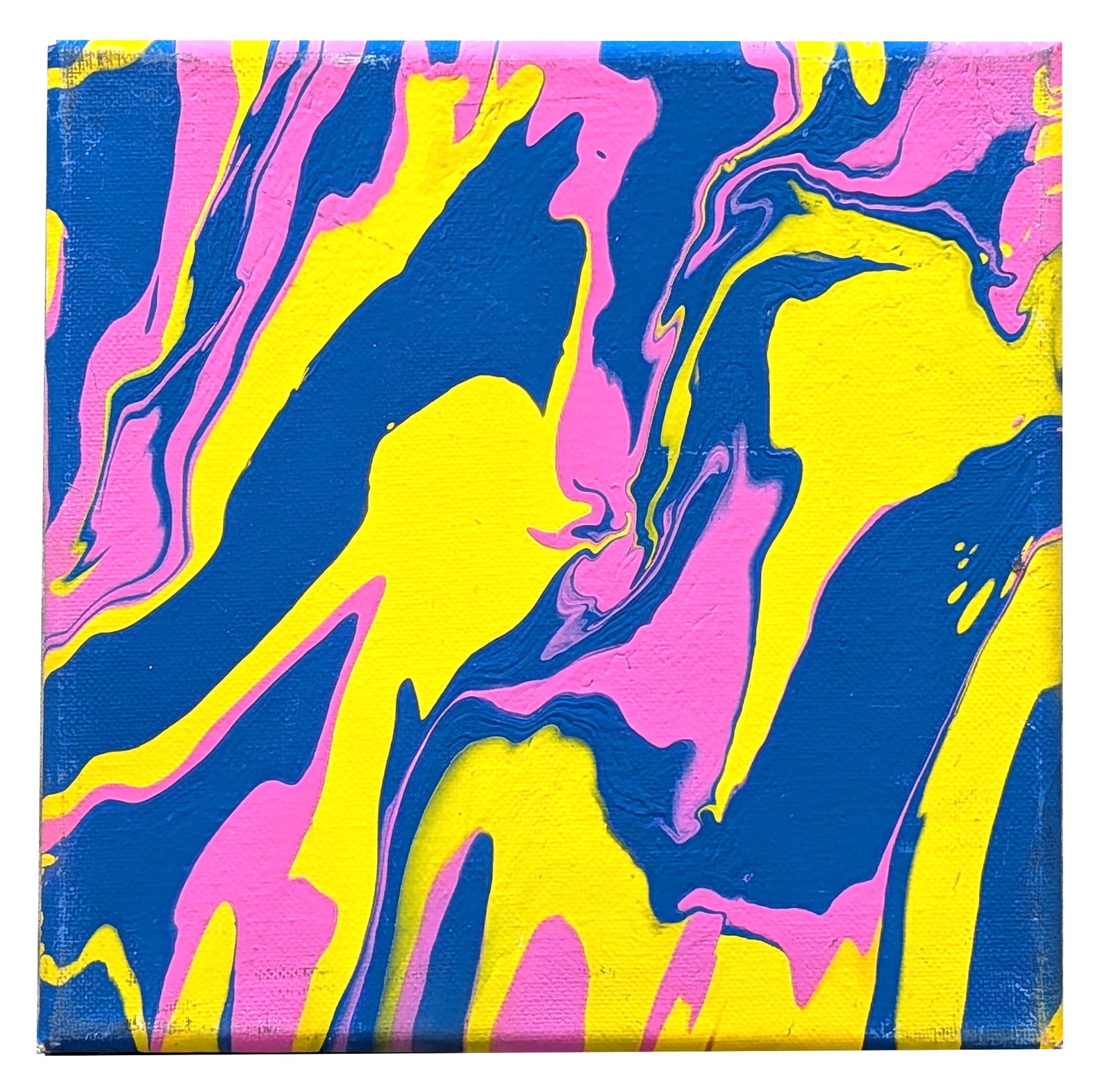 Richard Moore - American Artist: Richard Moore - American Artist Acrylic on Canvas Signed on the back Measure 8"in H x 8"in W not framed