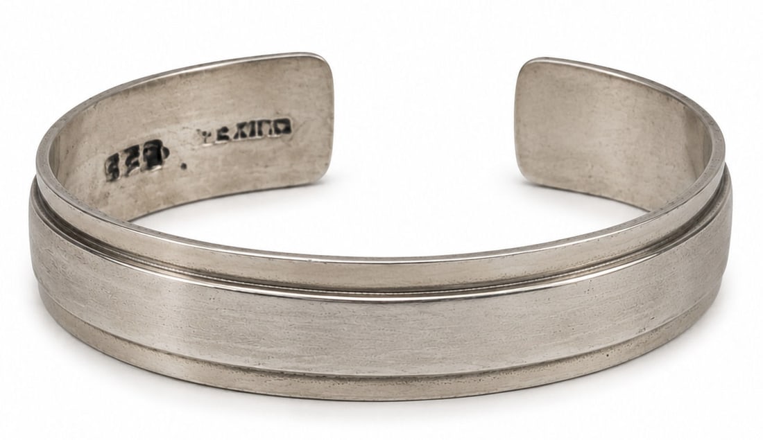Mexican Sterling Silver Cuff Bracelet (1 of 3)