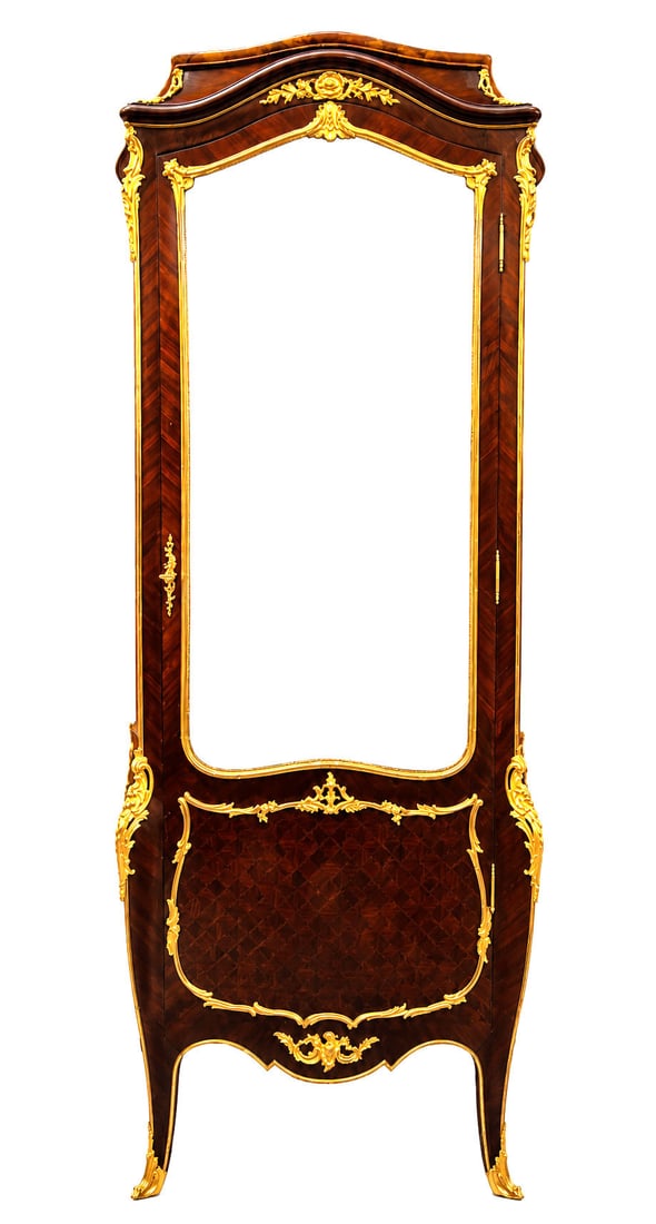 A French Louis XV Style Belle Epoque Ormolu Mounted Vitrine, by Alexandre Hugnet (1 of 11)