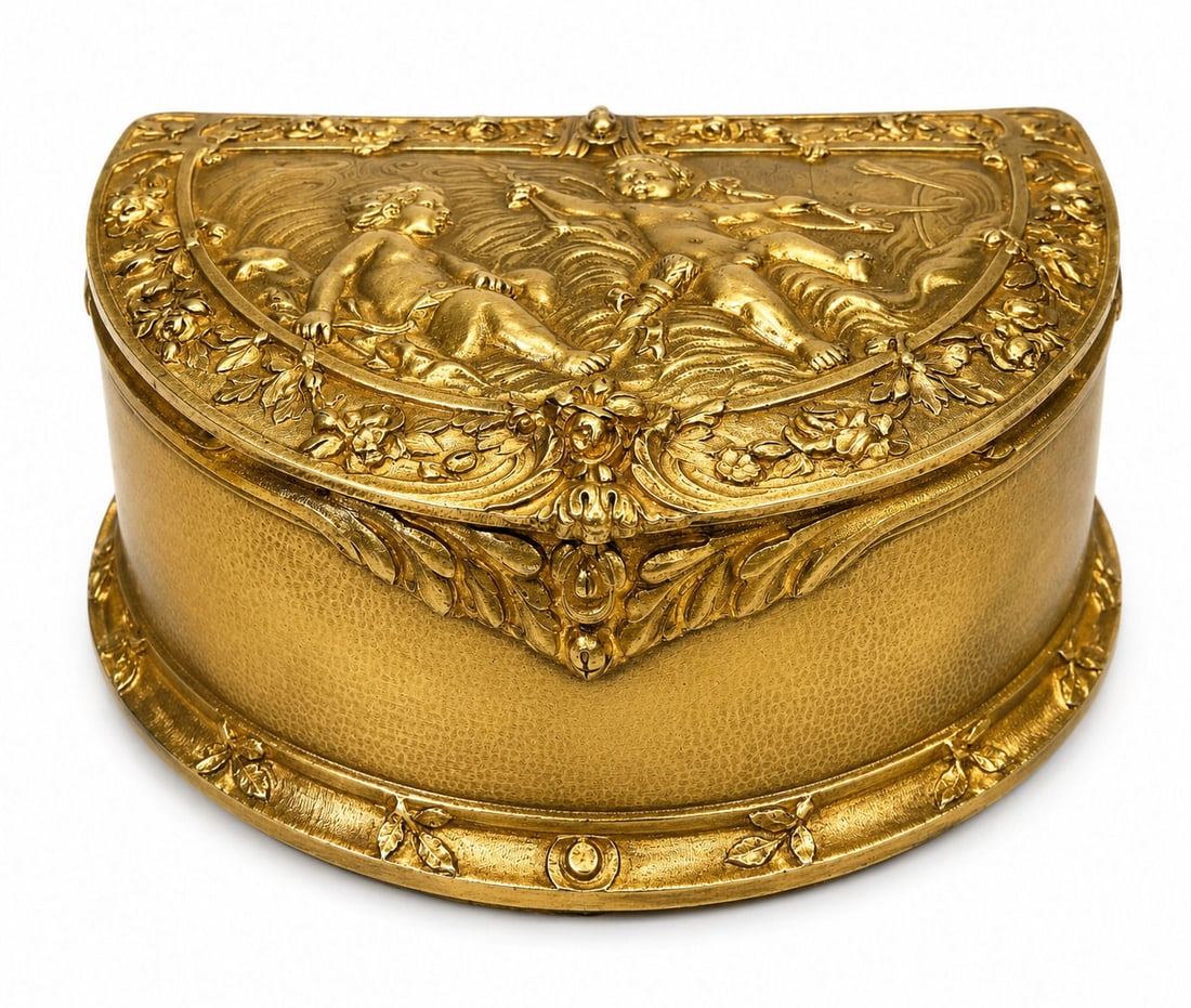 Antique French Gilt Bronze Box (1 of 5)