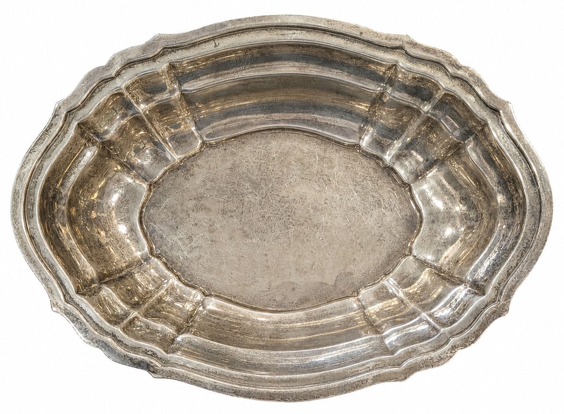 Gorham Sterling Silver "Chippendale" Oval Deep Bowl / Serving Dish (Model 179) (1 of 5)