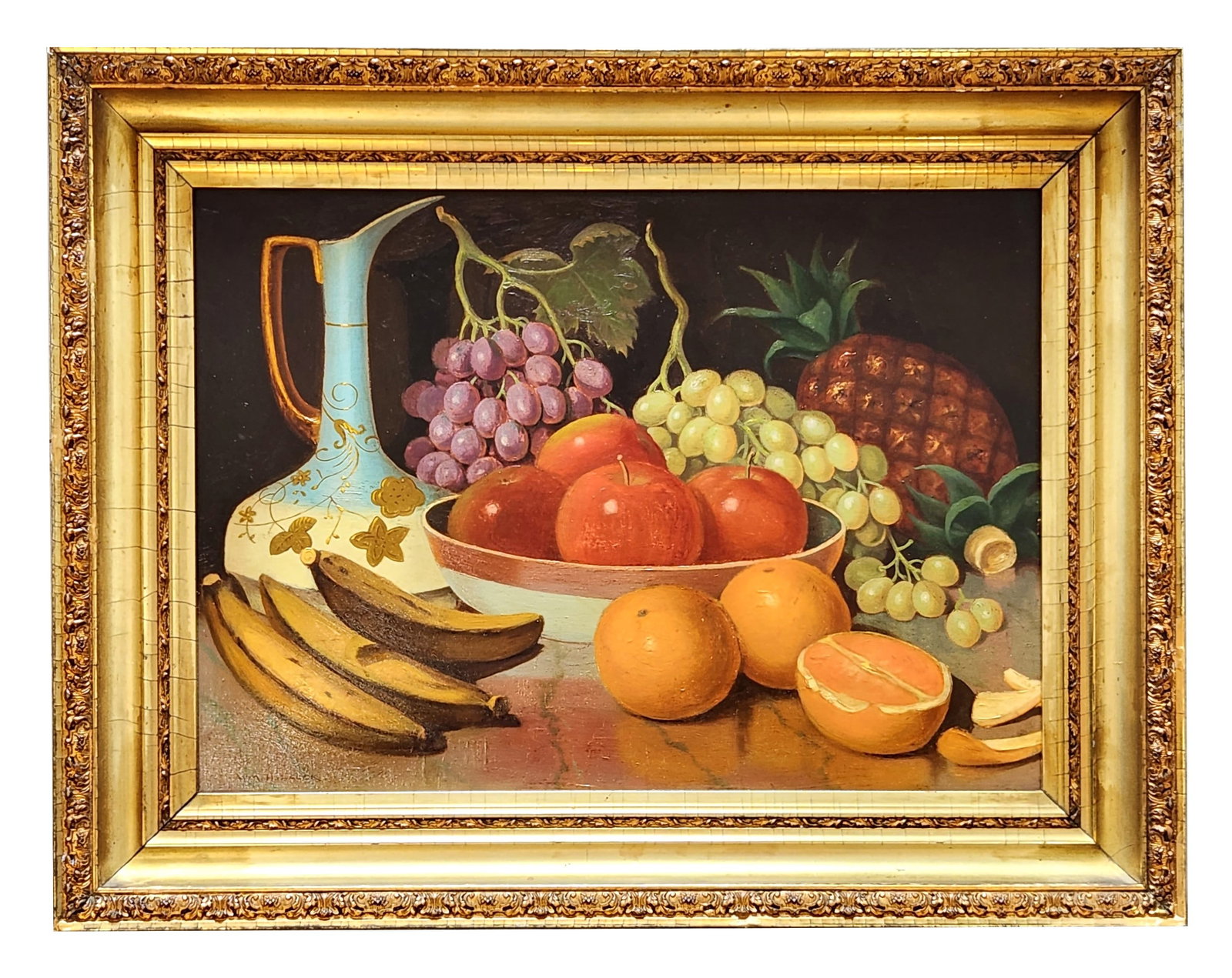 William Hubacek (1871 - 1958) American: William Hubacek (1871 - 1958) American Oil on Board Measure 15 1/4"in H x 21 1/2"in W and 21 1/2"in H x 28"in W x 2 1/4"in D framed Known for: Still life and landscape painting Biography: Born in Chic