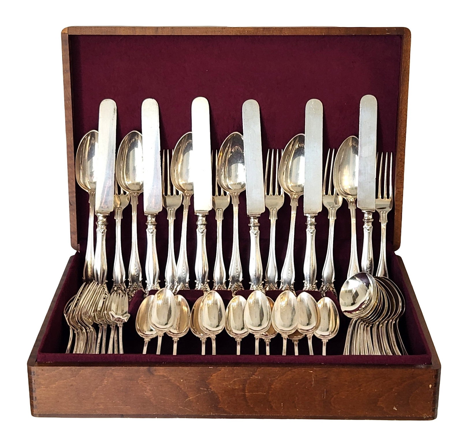 Gold Mfg. Co. Adler Sterling Silver Flatware Service for 6, Bailey Banks & Biddle (1 of 11)