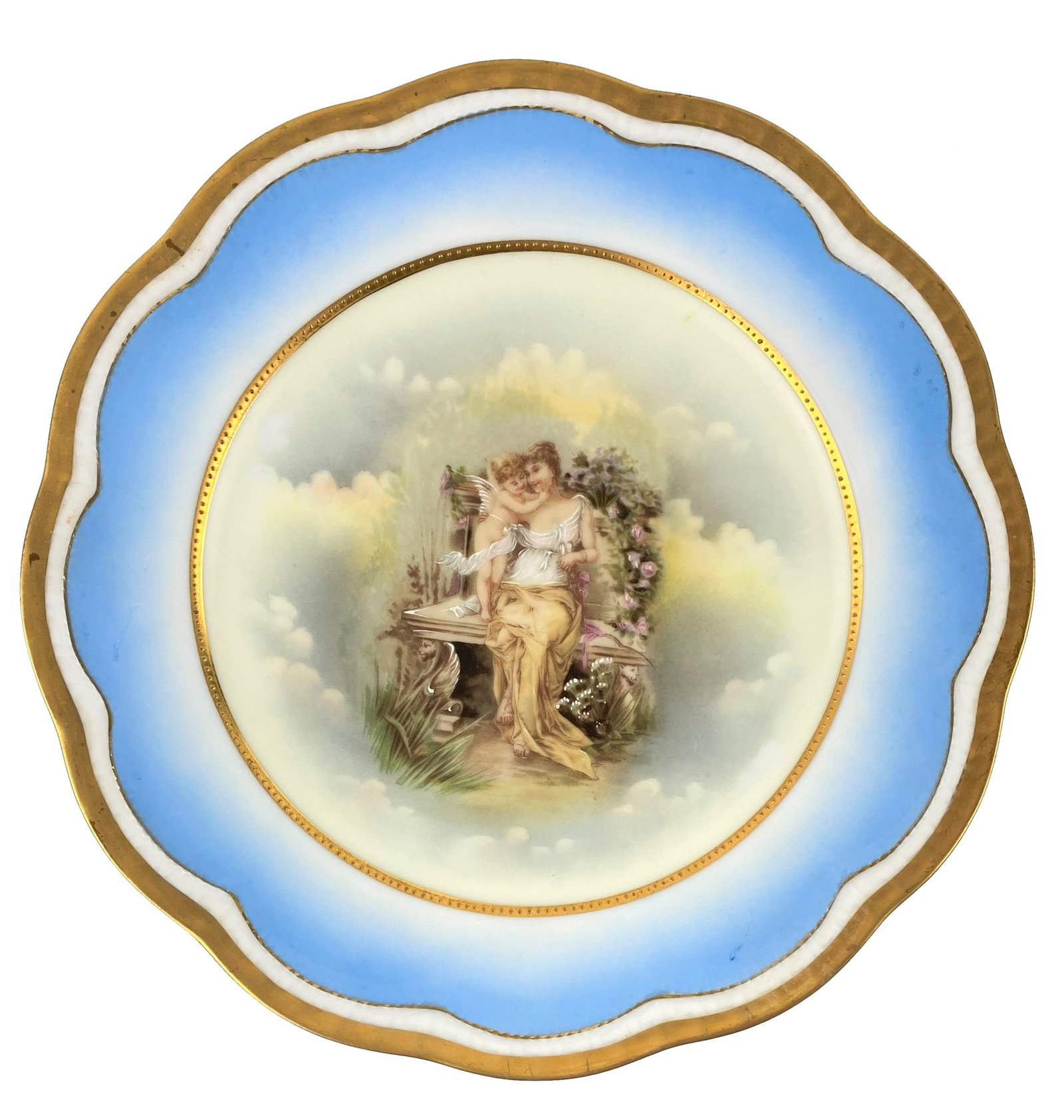 Hand Painted Bavaria Porcelain Plate (1 of 3)