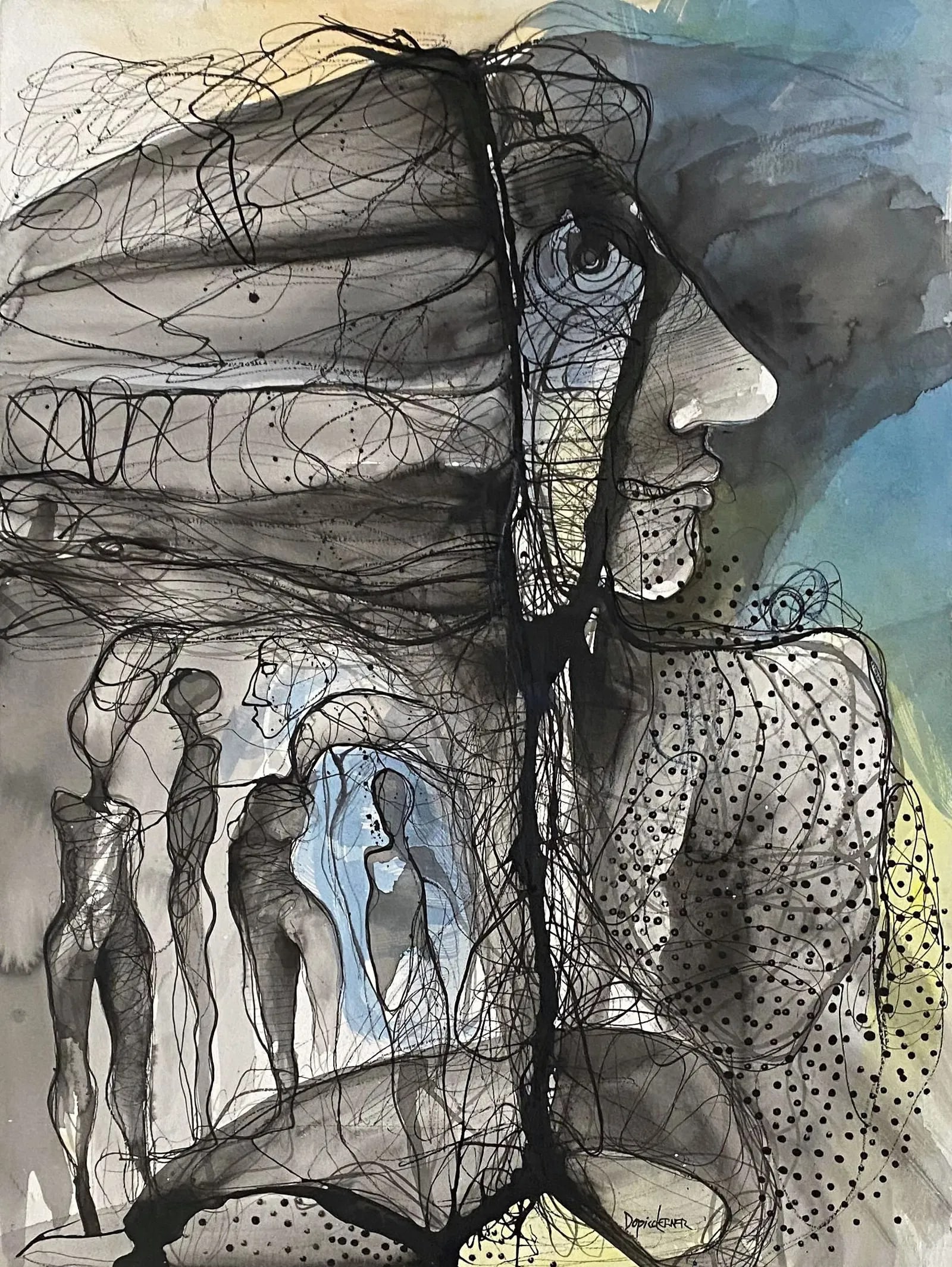 Vicente Dopico Lerner (Born 1945) Cuban (1 of 3)