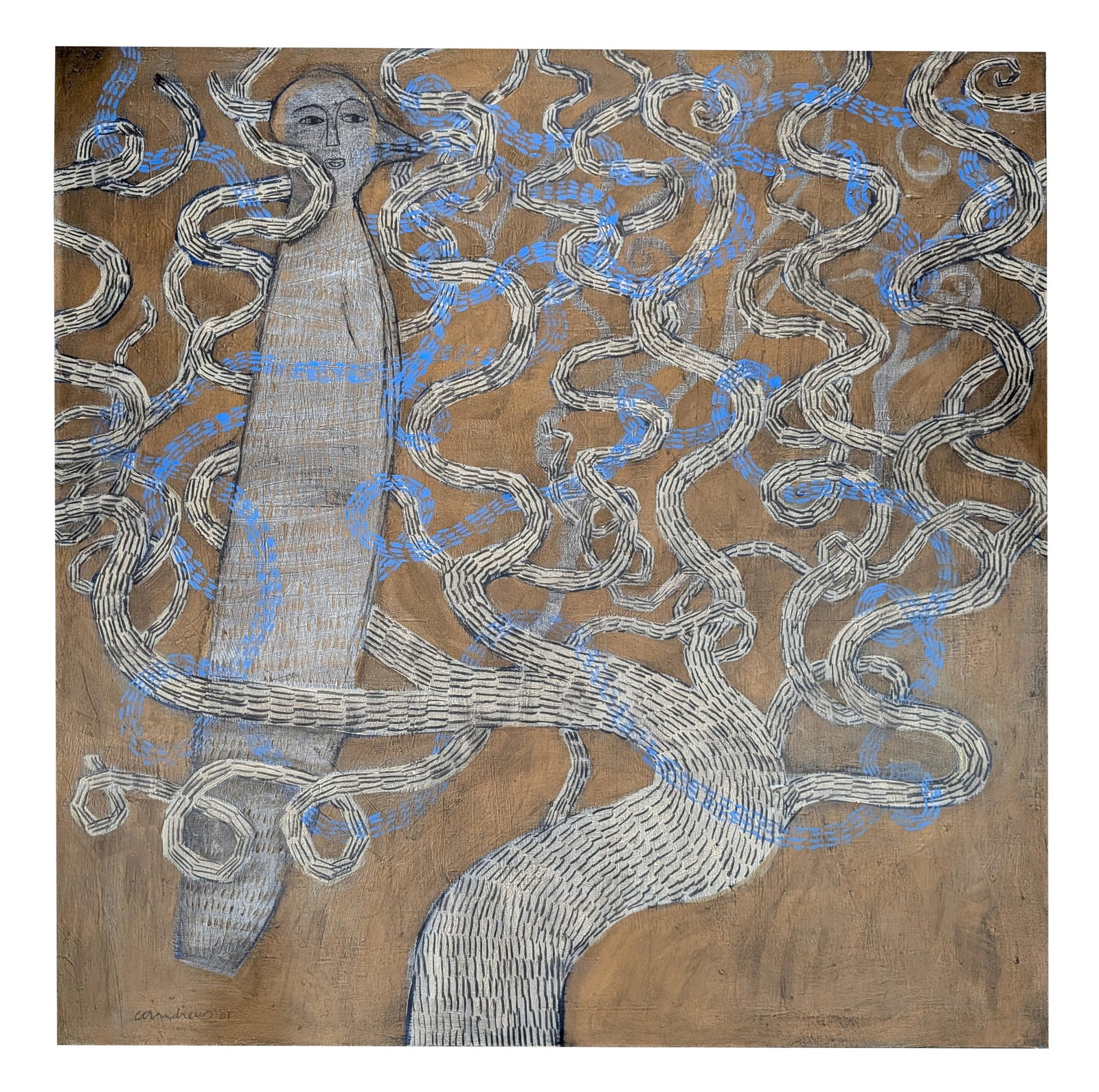 Coming Soon: Oil on Canvas Measure 39 1/2"in H x 39 1/2"in W not framed