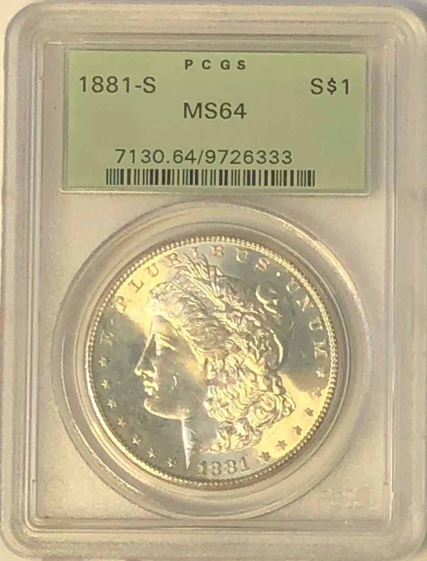 1881-S PCGS MS64 Morgan Silver Dollar (1 of 2)