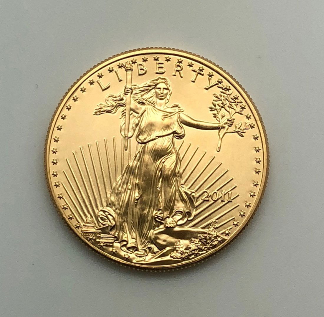 2011 50 Dollars American Eagle 1 oz Fine Gold (1 of 2)