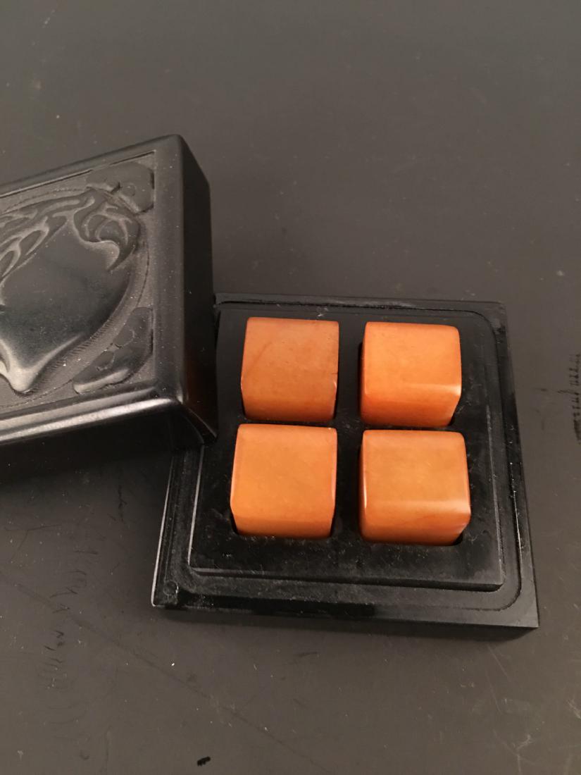 Chinese 4 Pieces Set of TianHuang Seal (1 of 5)