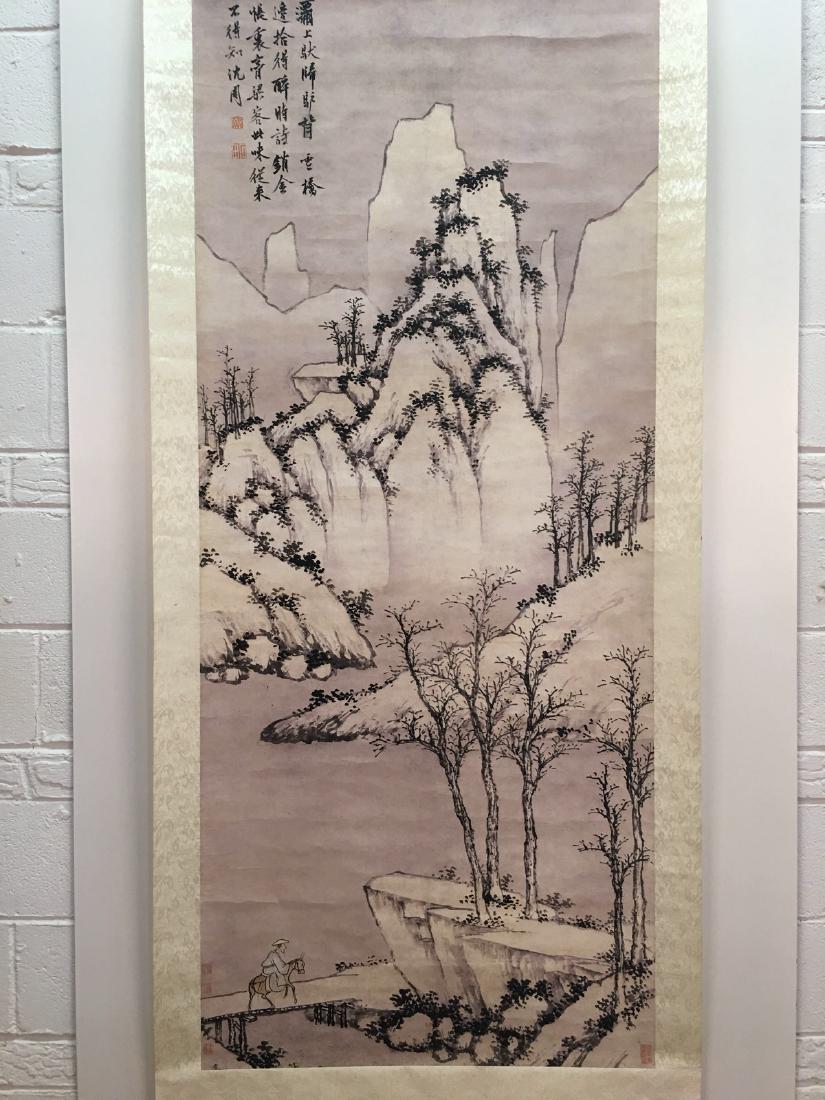 Chinese Hanging Scroll of Landscape: Chinese Hanging Scroll of Landscape 70'' H X 30'' W,1.8 lb Shipping: We are able to pack and ship this item to an address in the United States for $30.00 via UPS Ground or USPS Priority Mail. Tracking