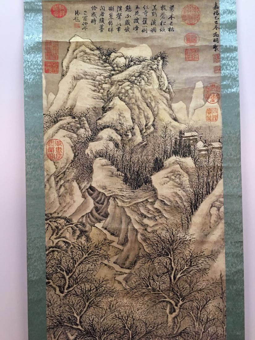 Chinese Hanging Scroll Of Landscapes: Chinese Hanging Scroll Of Landscapes 87'' H x 30" W, 2 lb Shipping: We are able to pack and ship this item to an address in the United States for $30.00 via UPS Ground or USPS Priority Mail. Tracking 