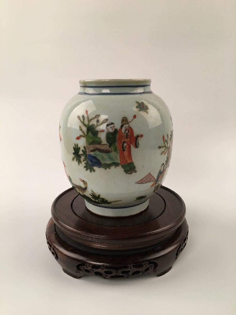 Chinese Famille Rose Porcelain Jar With Jin Yu Man Tang: Chinese Famille Rose Porcelain Jar With Jin Yu Man Tang Mark 7-1/2" L X 6" W, 2.2 Lbs Shipping: We are able to pack and ship this item to an address in the United States for $30.00 via UPS Ground or U