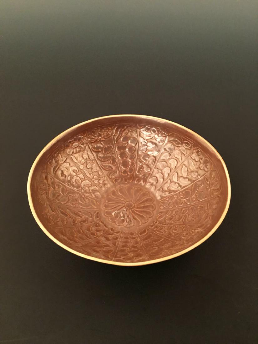 Chinese Brown Glazed Bowl: Chinese Brown Glazed Bowl 2-3/8" H X 8-1/4" W, 215g Shipping: We are able to pack and ship this item to an address in the United States for $30.00 via UPS Ground or USPS Priority Mail. Tracking inform