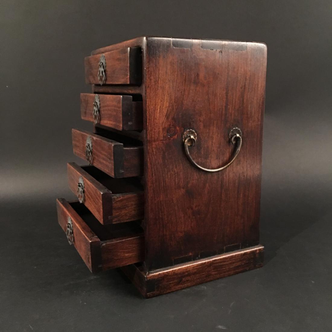 Chinese Hardwood Jewelry Box: Chinese Hardwood Jewelry Box 11-1/4'' H, 8-1/4'' W; 7.2 lb Shipping: We are able to pack and ship this item to an address in the United States for $35.00 via UPS Ground or USPS Priority Mail. Tracking
