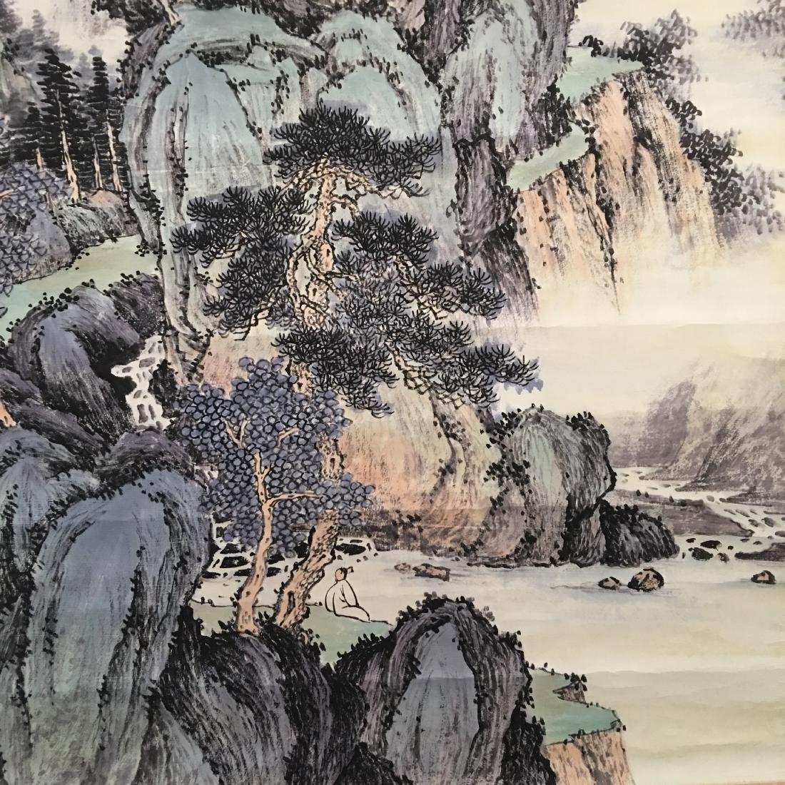 Chinese Hanging Scroll of 'Landscape' Painting (1 of 5)
