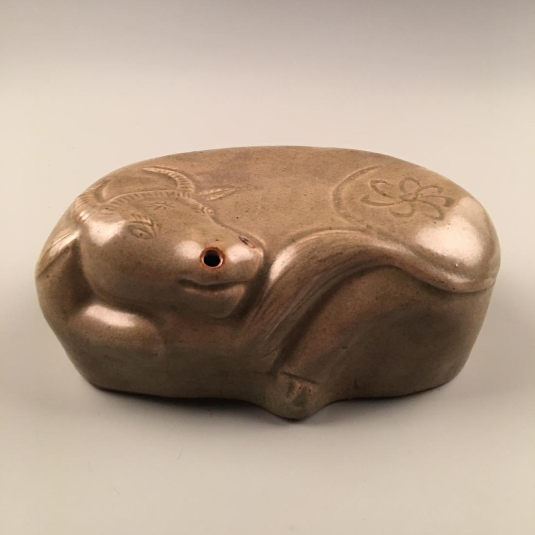 Chinese Celadon Glazed Buffalo Figure (1 of 8)