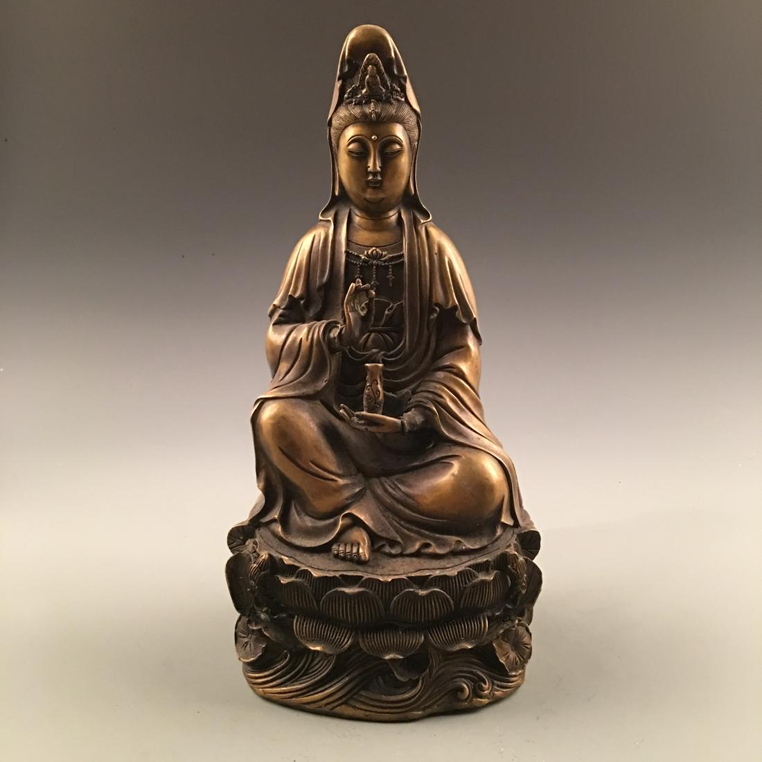 Chinese Gilt Bronze Buddha (1 of 10)