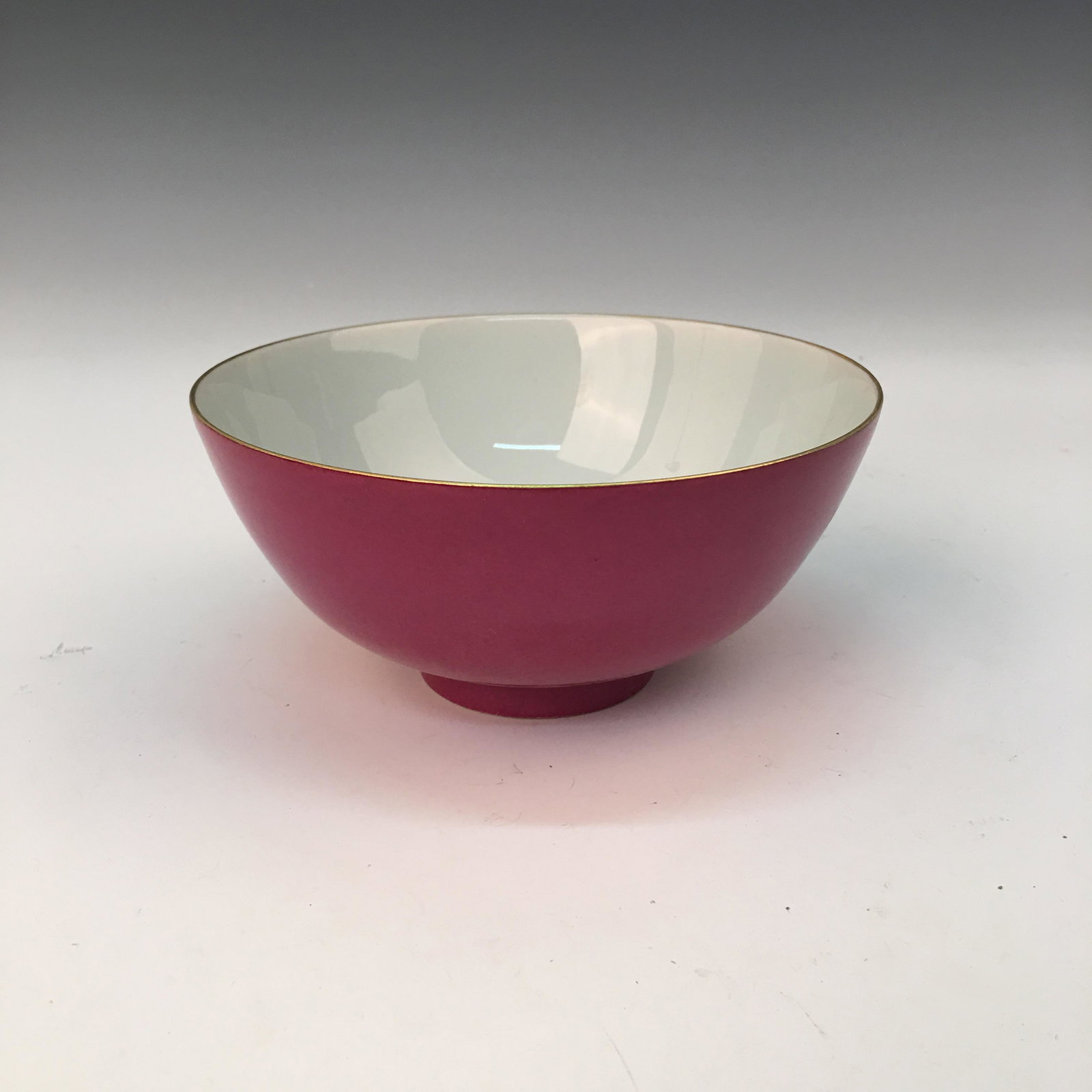 Chinese Famille Rose 'Peach' Bowl, Yongzheng Mark: Chinese Famille Rose 'Peach' Bowl, Yongzheng Mark 2-3/4'' H, 5-1/2'' W; 0.4 lb Shipping: We are able to pack and ship this item to an address in the United States for $30.00 via UPS Ground or USPS Pri