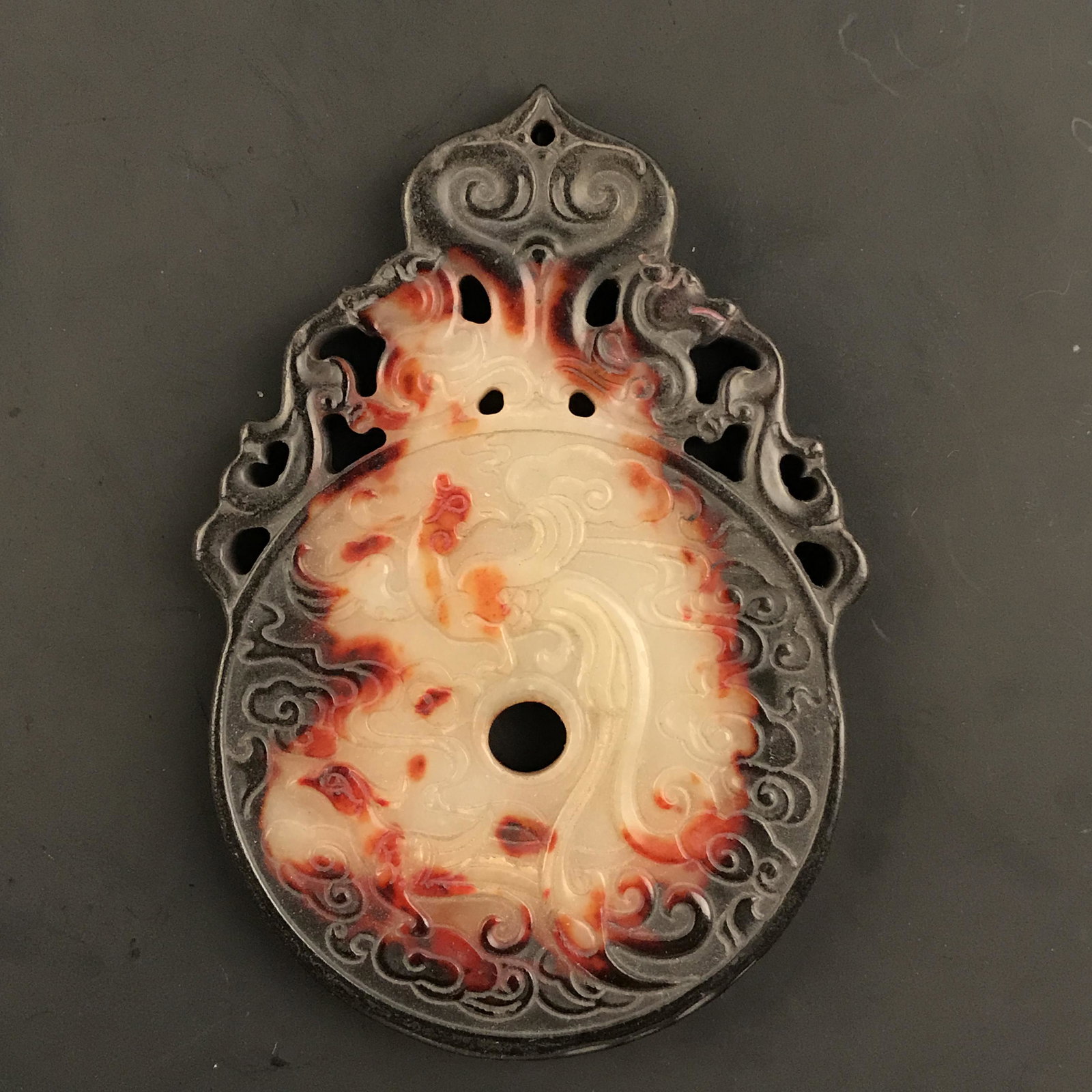 Chinese Carved Jade Pendant: Chinese Carved Jade Pendant 3-1/4'' H, 2-1/4'' W; 51 g Shipping: We are able to pack and ship this item to an address in the United States for $25.00 via UPS Ground or USPS Priority Mail. Tracking inf