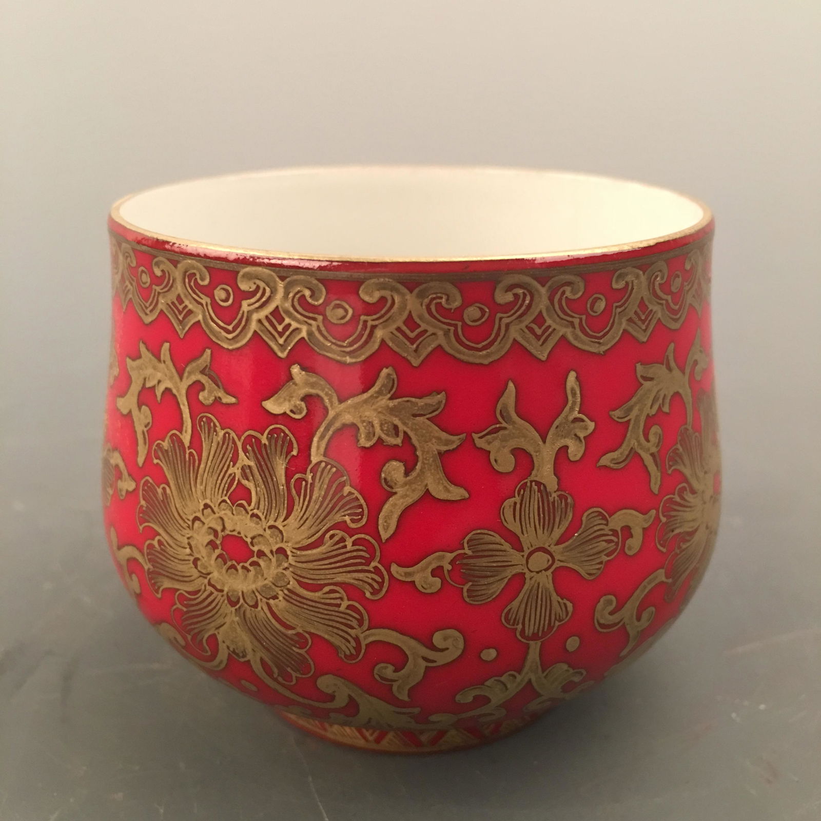 Chinese Famille Rose 'Flower' Cup, Yongzheng Mark (1 of 7)