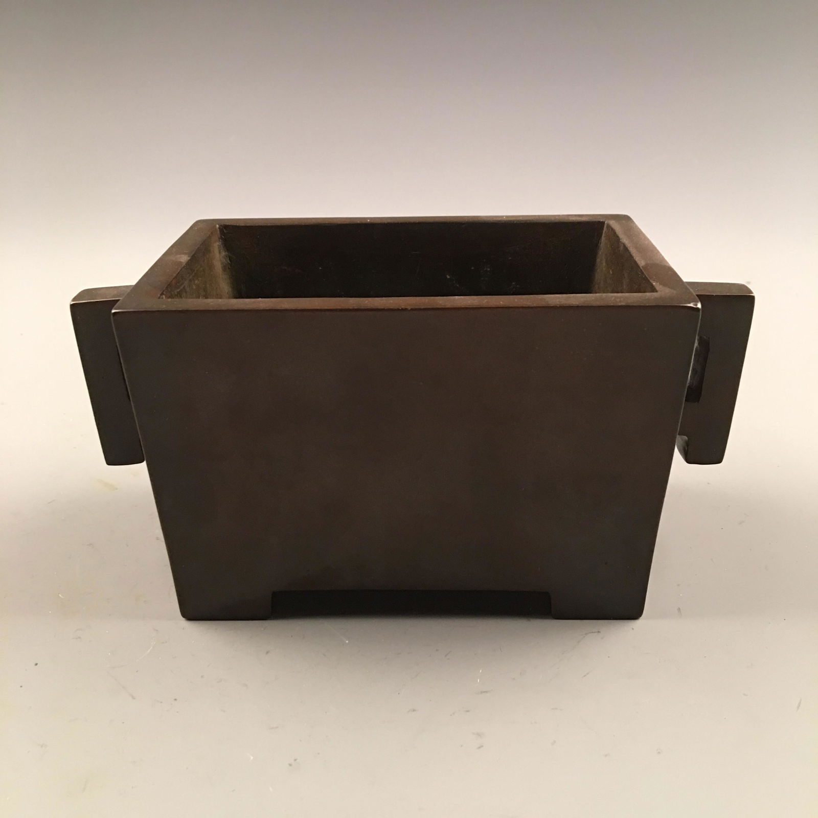Chinese Bronze Square Censer (1 of 8)