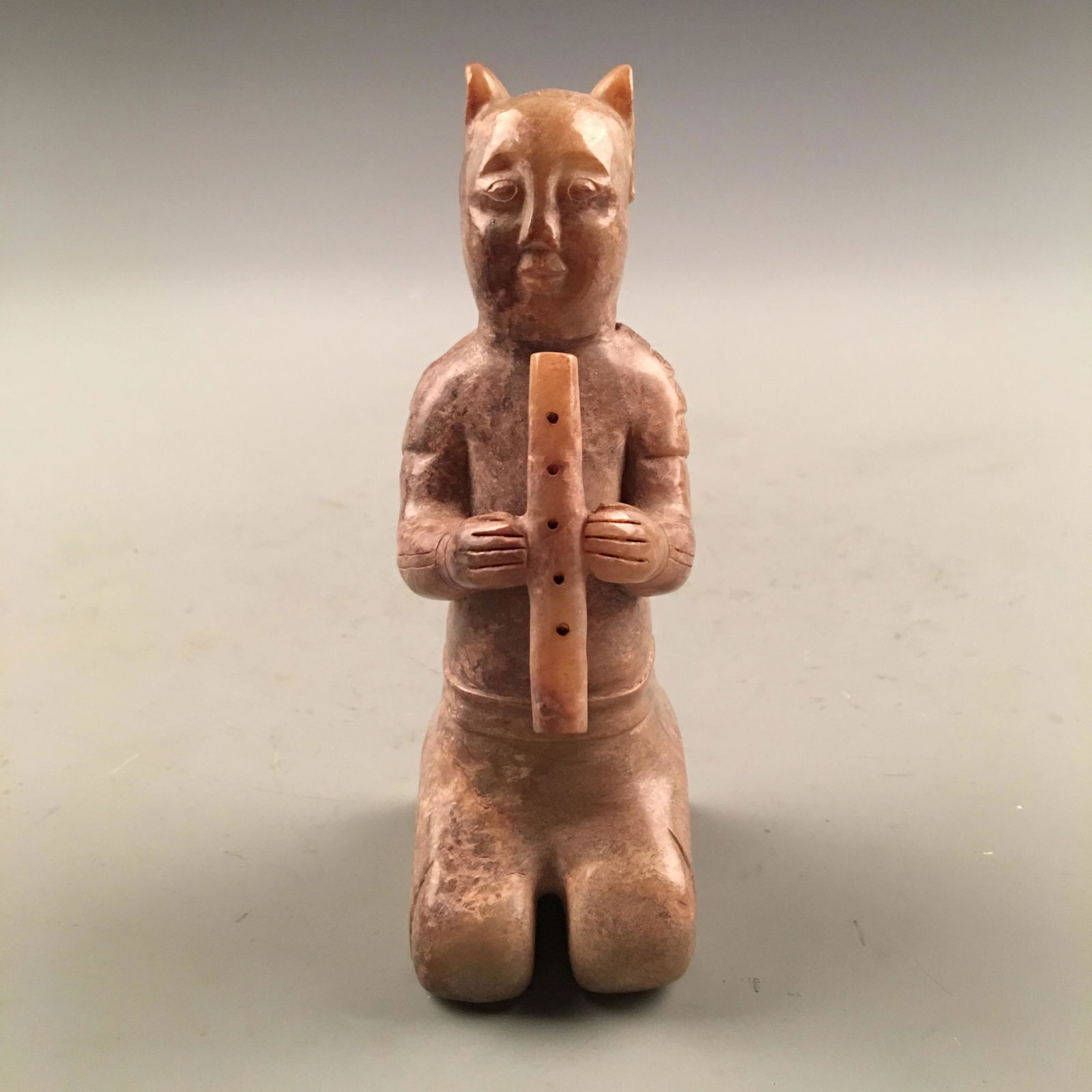 Chinese Archaic 'Musician' Jade Figure (1 of 8)
