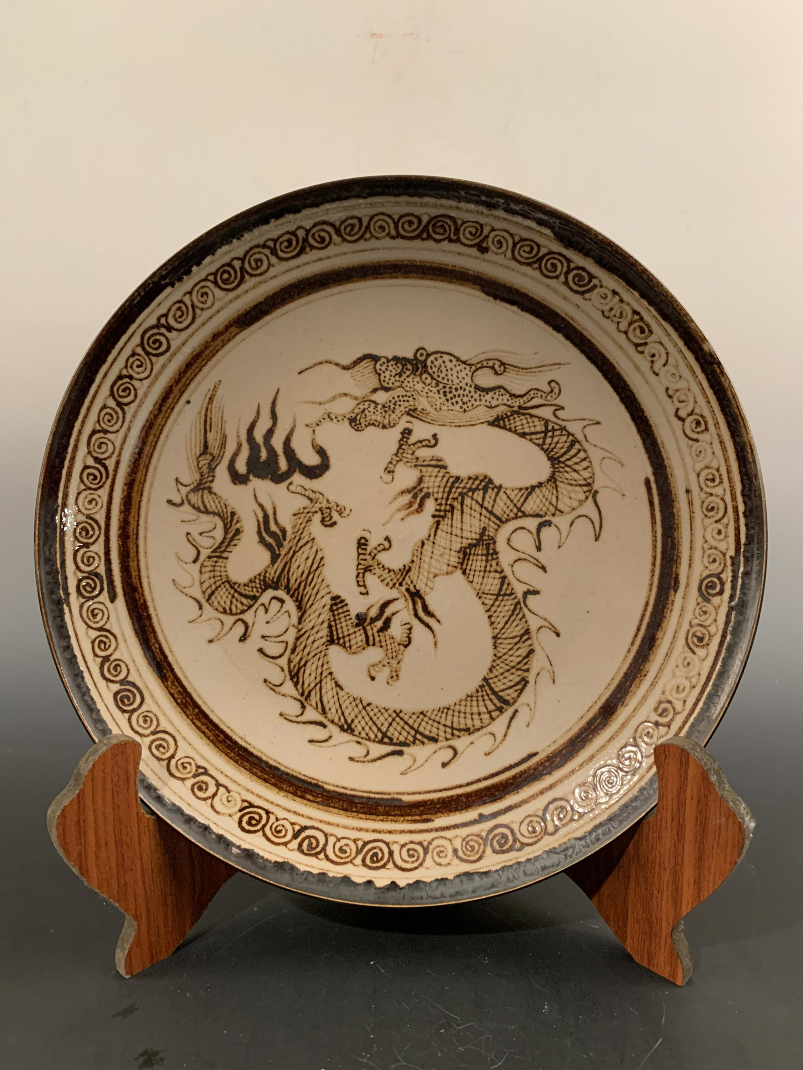 Chinese Brown Glazed Dish (1 of 7)