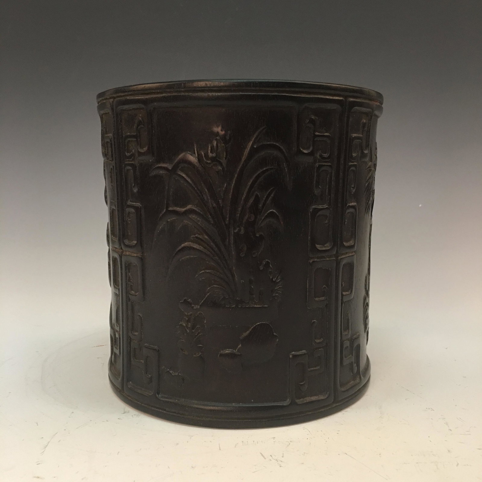 Chinese Rosewood 'Zi Tan' Brush Holder: Chinese Rosewood 'Zi Tan' Brush Holder 6-1/4'' H; 6-1/4'' W; 2.6 lb Shipping: We are able to pack and ship this item to an address in the United States for $35.00 via UPS Ground or USPS Priority Mail.