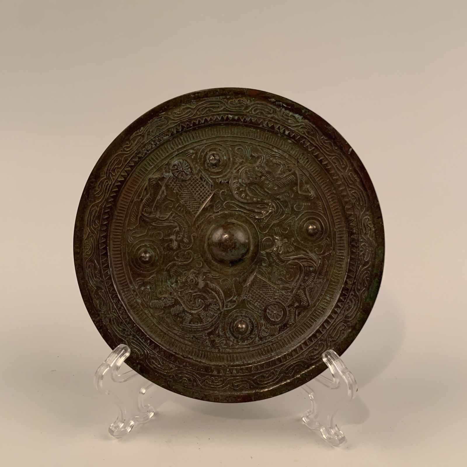 Chinese Han Bronze Mirror (1 of 7)