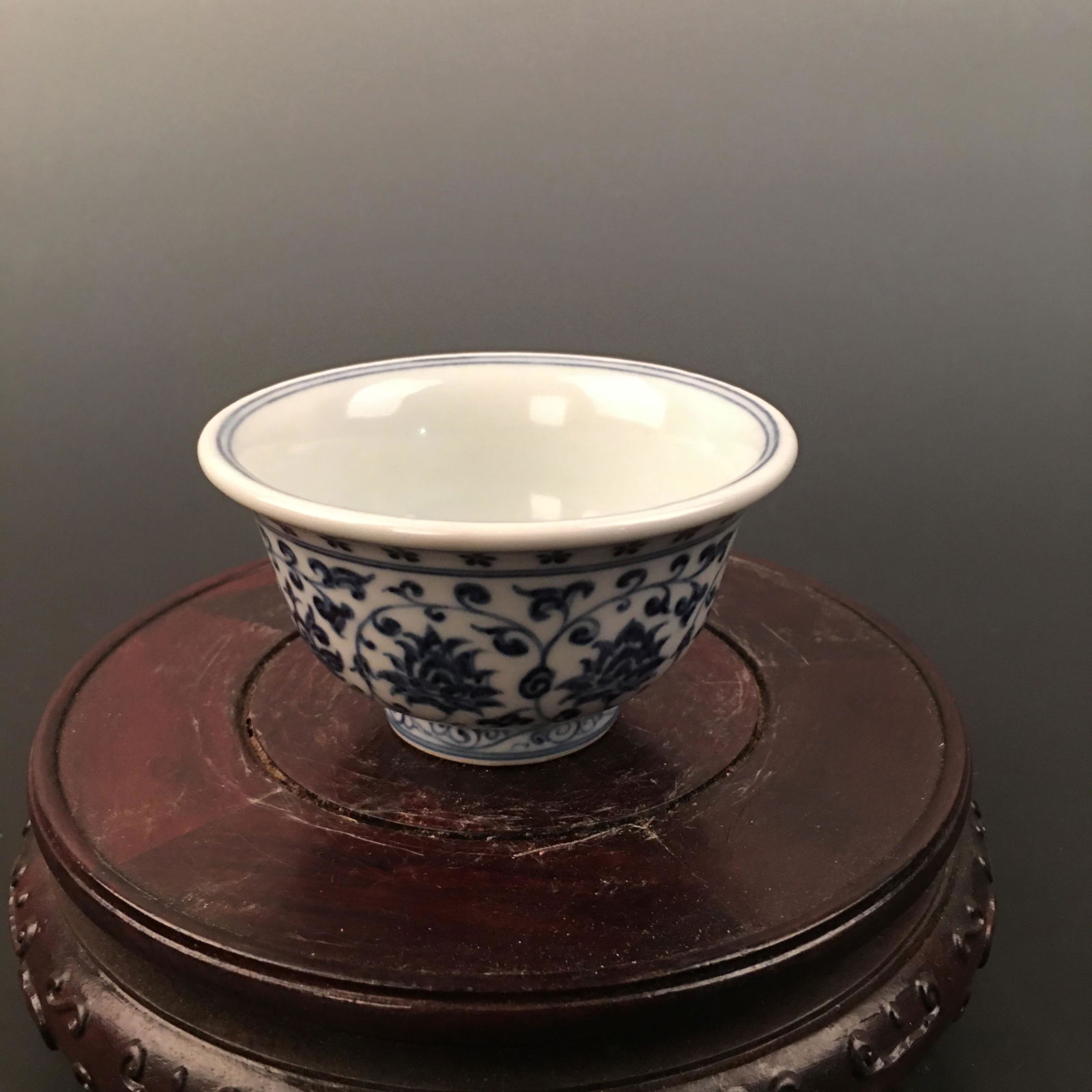 Chinese Blue and White Tea Cup (1 of 9)