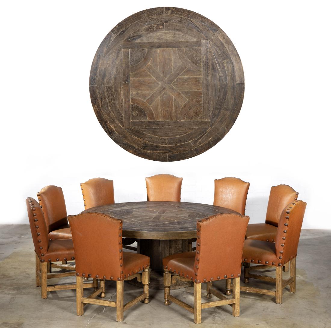 A Baroque style suite of dining room furniture (1 of 1)