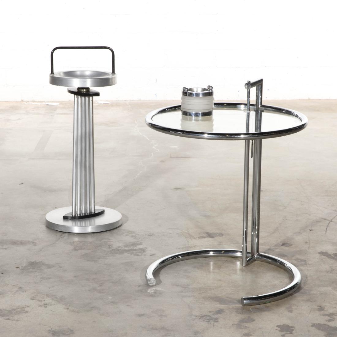 After Eileen Gray adjustable chrome table, E1027 (1 of 1)