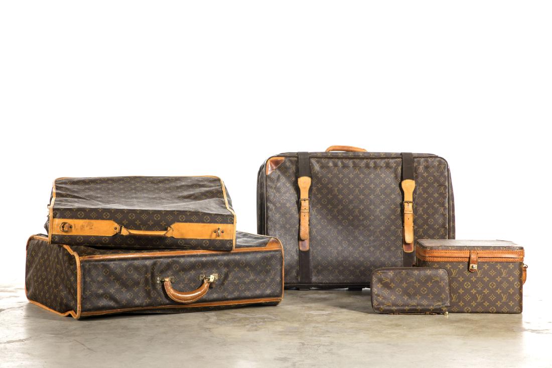 Four Louis Vuitton monogram canvas travel bags (1 of 1)