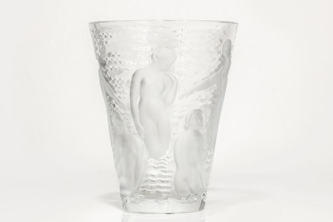 A Lalique glass vase: Ondines (1 of 3)